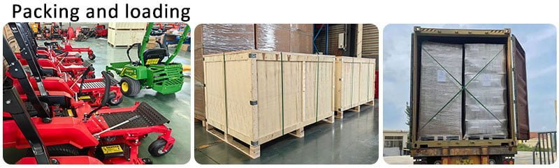 lawn mower packing