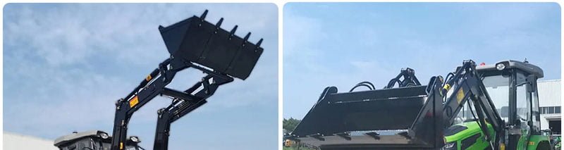 wheeled tractor with front end loader1