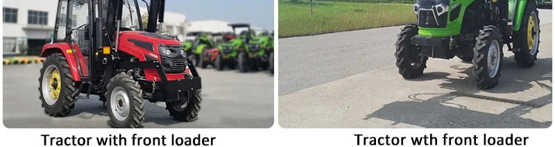 wheeled tractor with front end loader2
