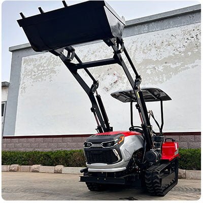 crawler front loader tractor