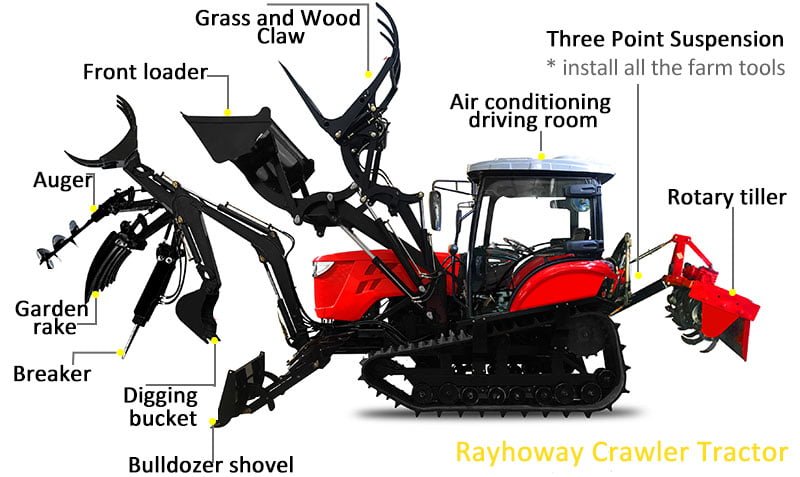 crawler farm tractor