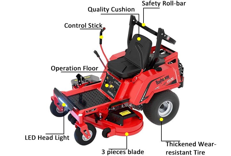 riding lawn mower