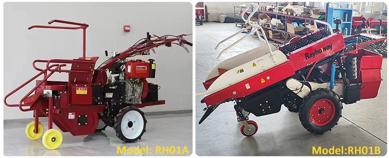 single row corn harvester