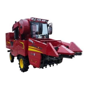 tractor corn harvester