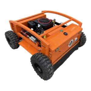 wheeled RC lawn mower